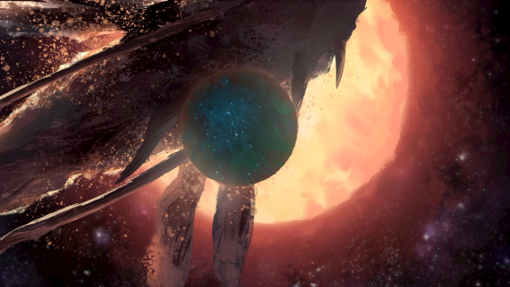 Long ago, space whales drove the Peeps underground on their planet.