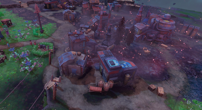 The same area as above has become toxic.