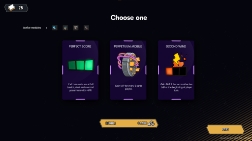 Random module choices after destroying a Convoy Van