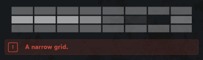 A narrow grid (bandits always closer)