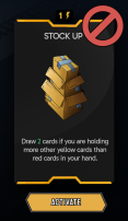 A deactivated card can be activated again with the Activate button
