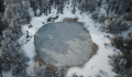 frozen pond