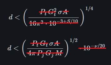 Radar Equation, Effect of RCS