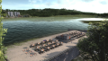 A beach in a local river